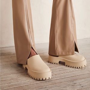 Jeffery Campbell Lugged Platform Clog , sea salt, sz 10